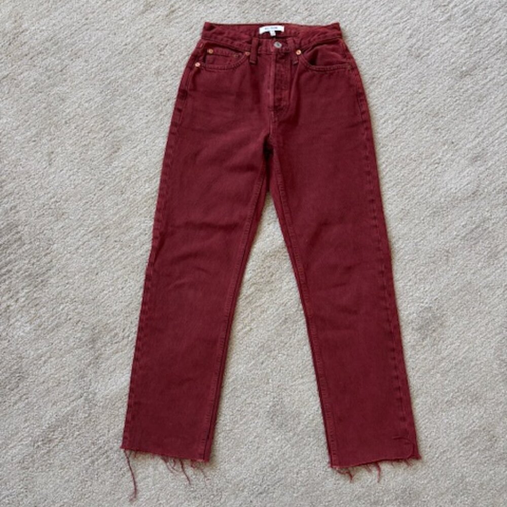 Re/Done Women's Wide Leg Jeans in Perfect Condition